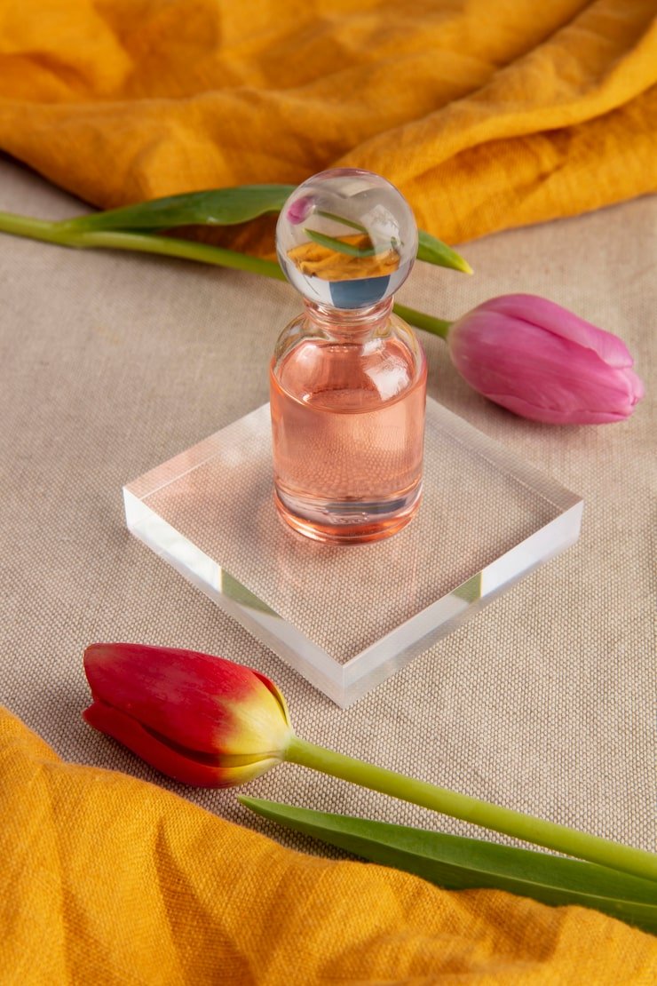 high angle compostable beauty product flowers 23 2149353143